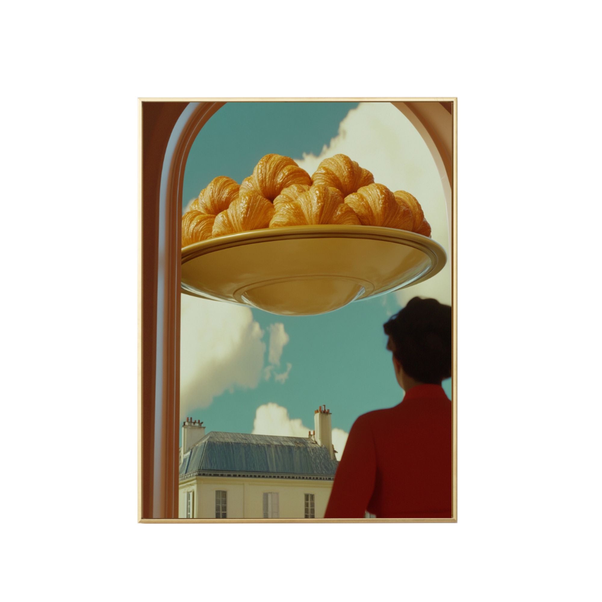 Good Morning Print Croissants