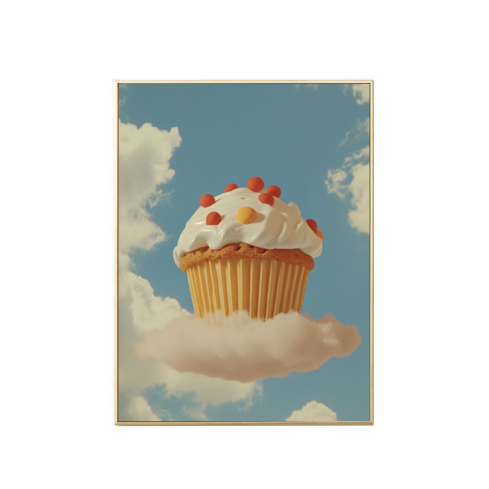 Good Morning Cupcake In The Clouds Print