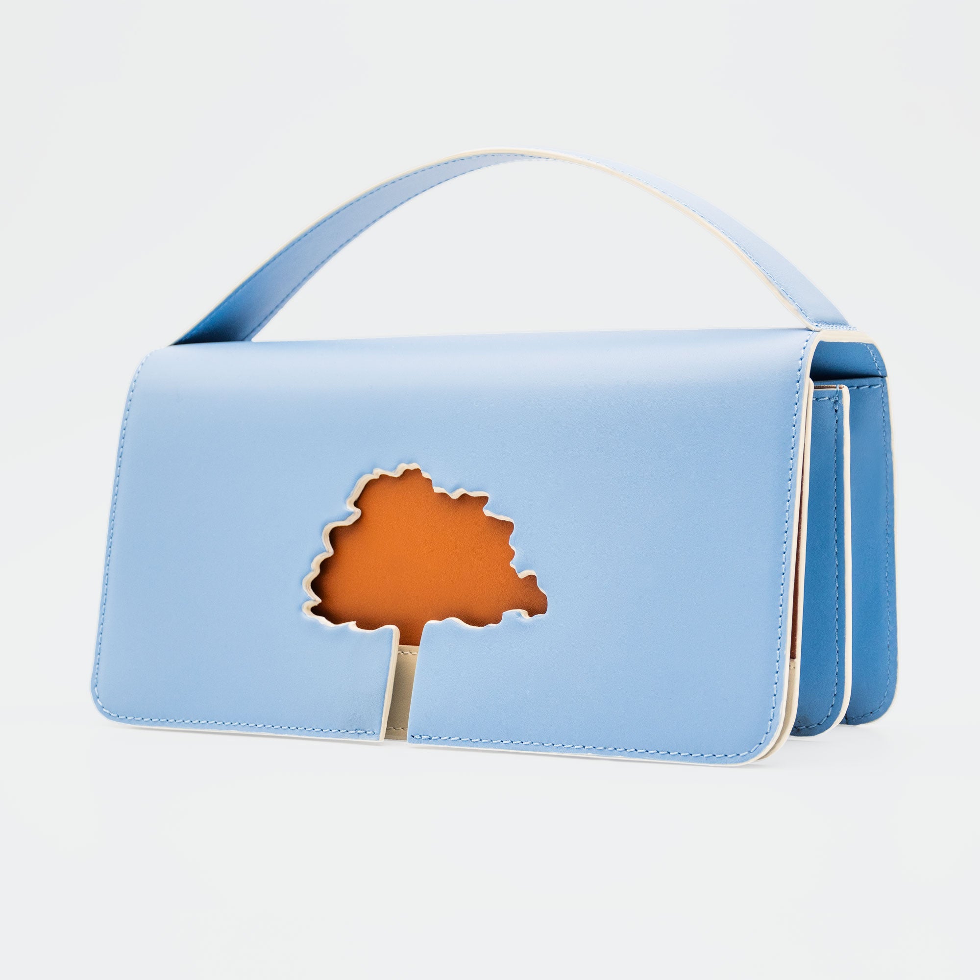 SPEED LIMIT Medium Bag in Blue Leather