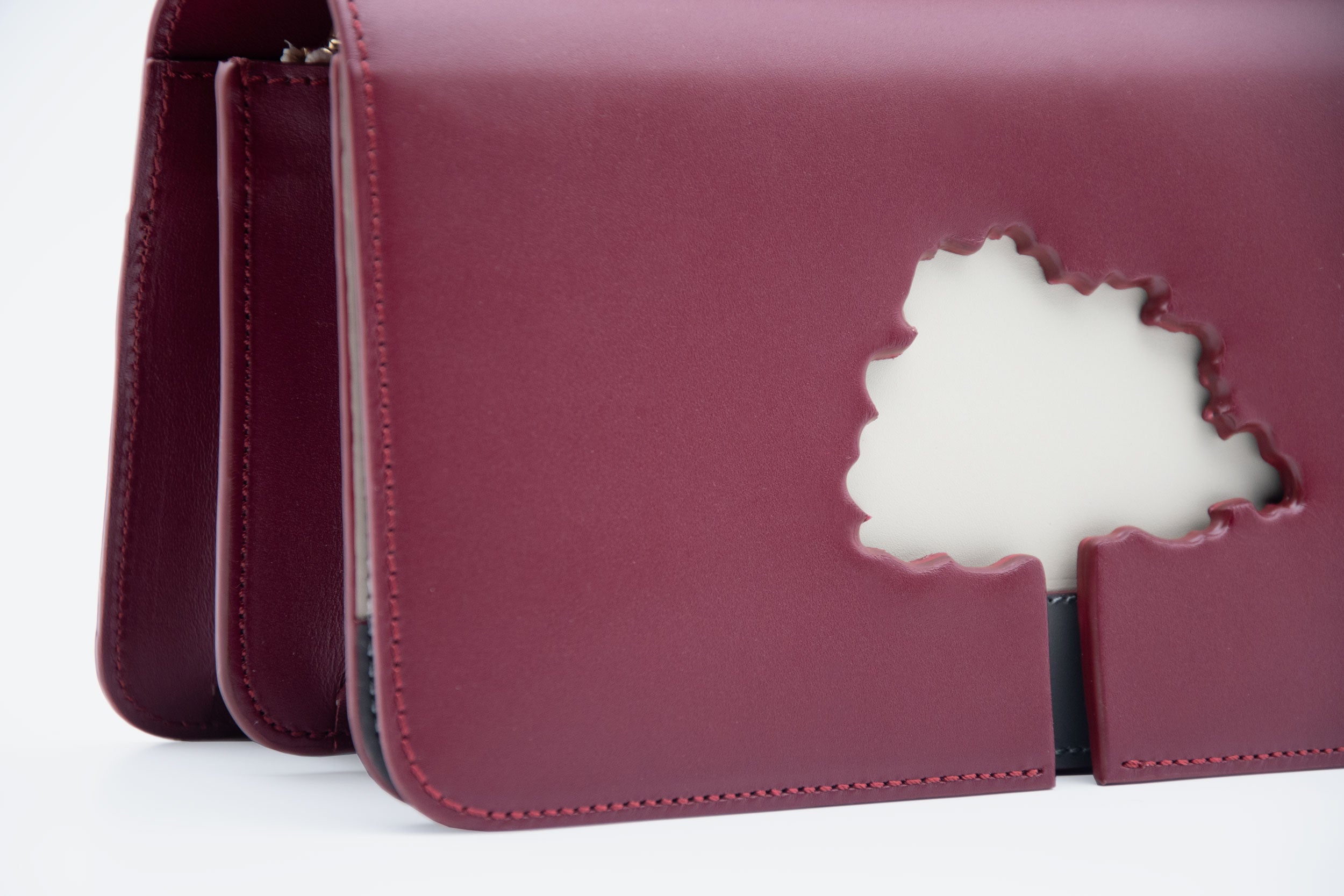 SPEED LIMIT Medium Bag in Burgundy Leather