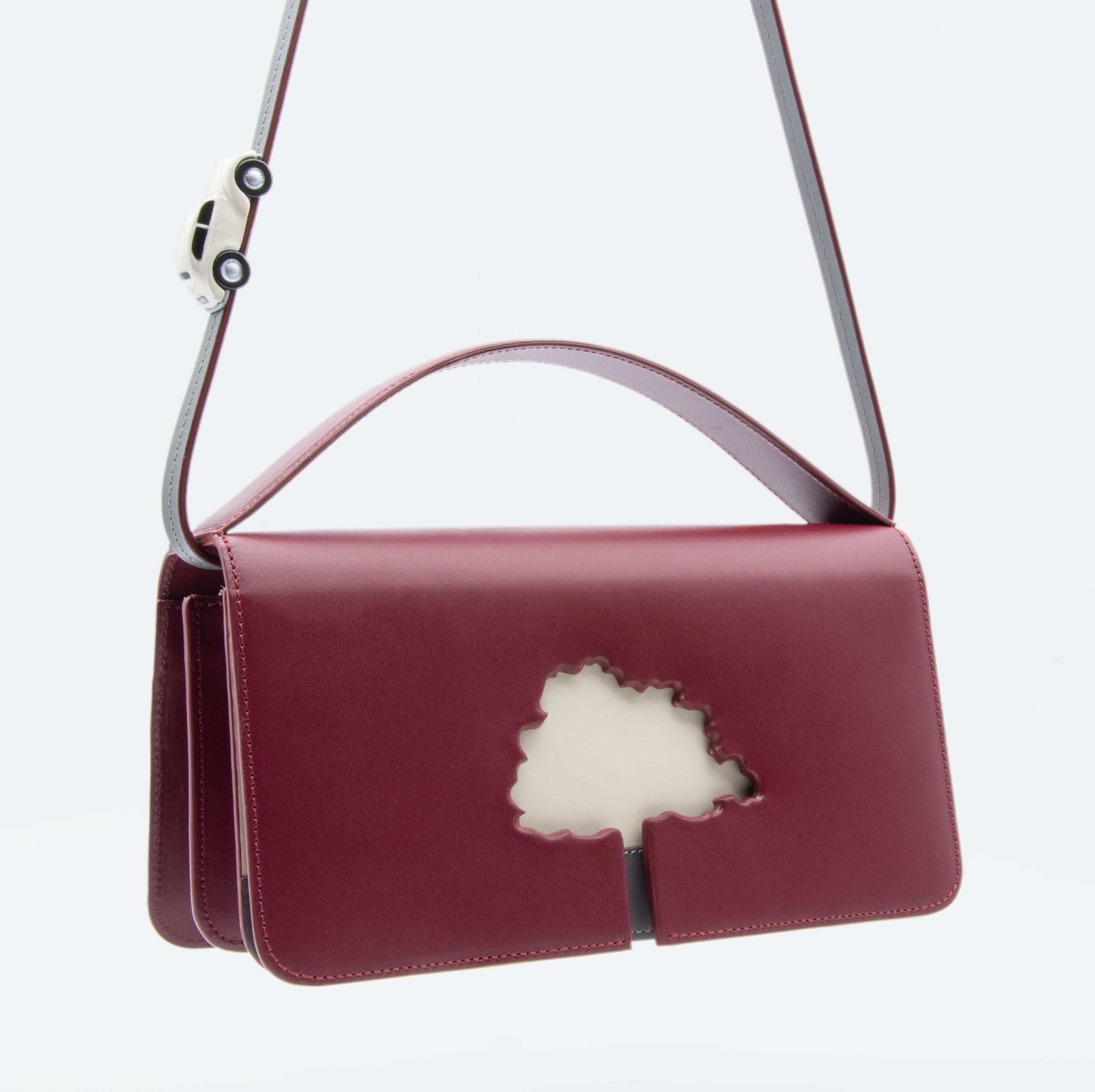SPEED LIMIT Medium Bag in Burgundy Leather