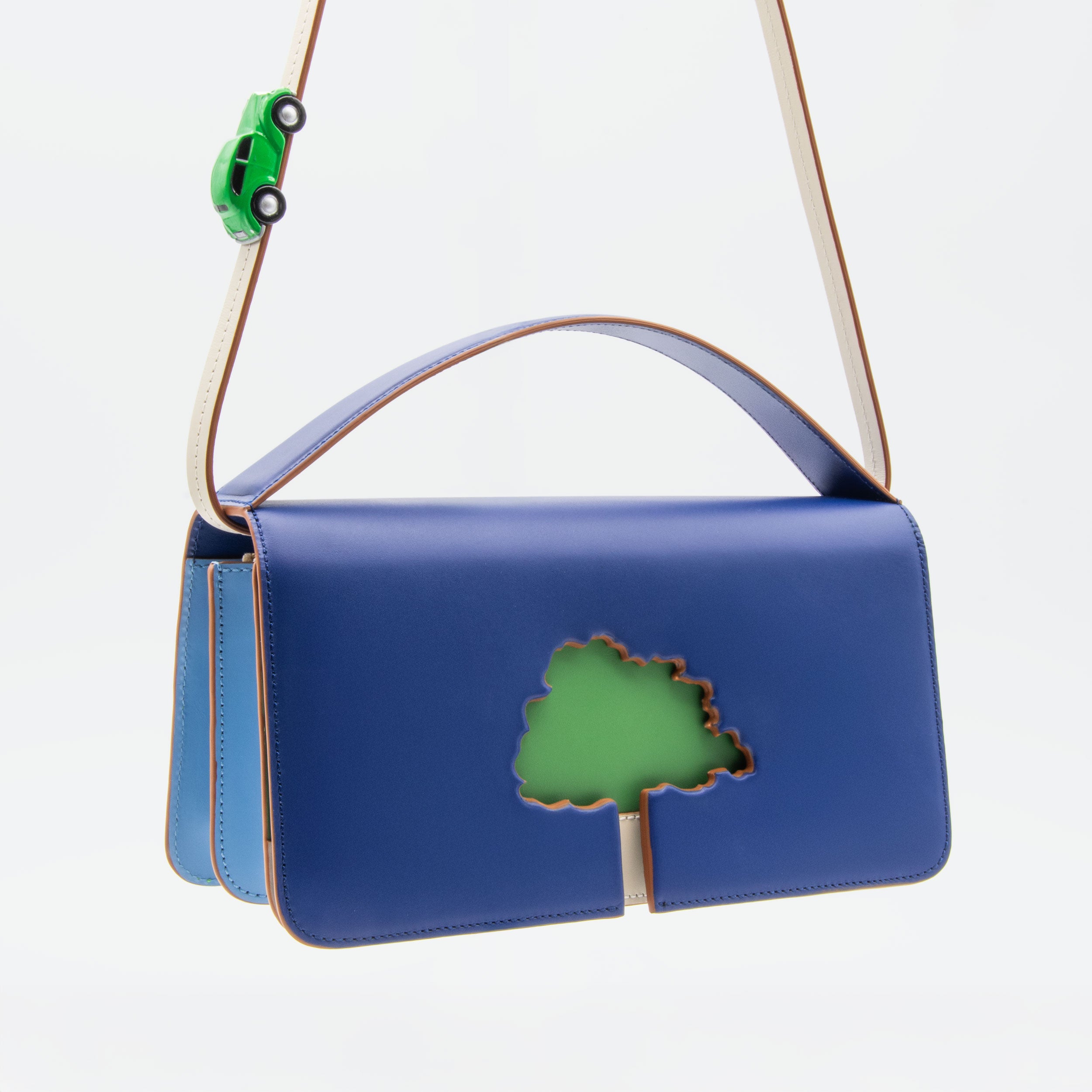 SPEED LIMIT Medium Bag in Navy Leather