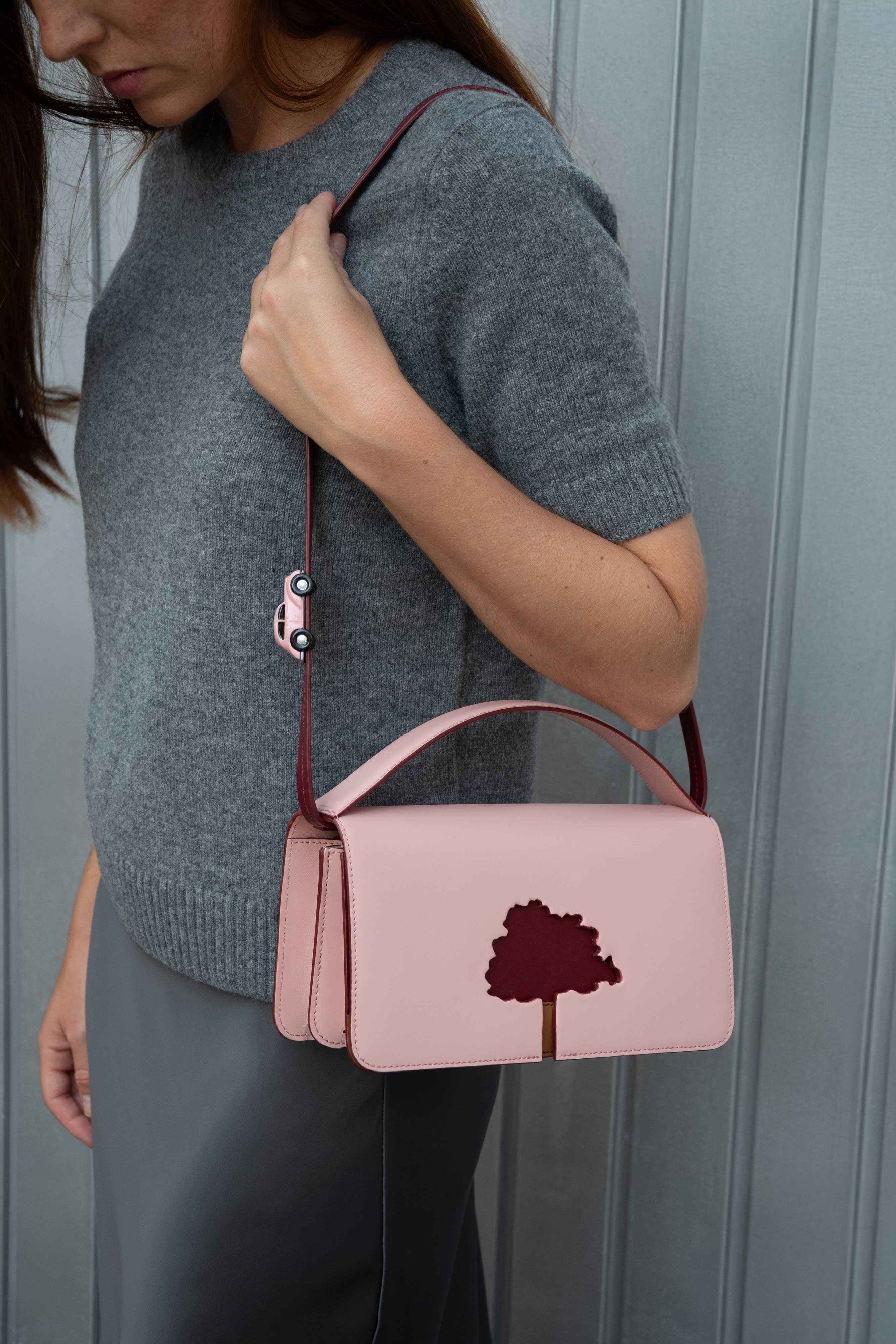 SPEED LIMIT Medium Bag in Pink Leather