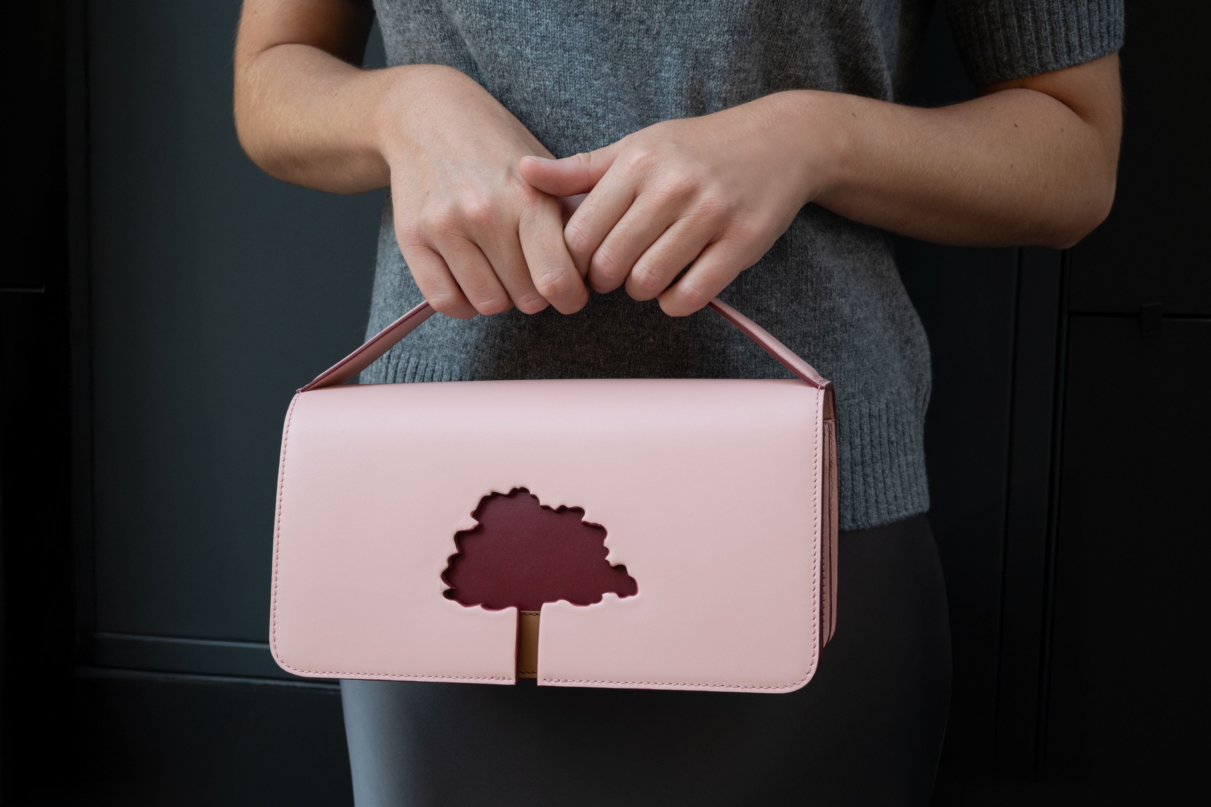 SPEED LIMIT Medium Bag in Pink Leather – ABSURDE