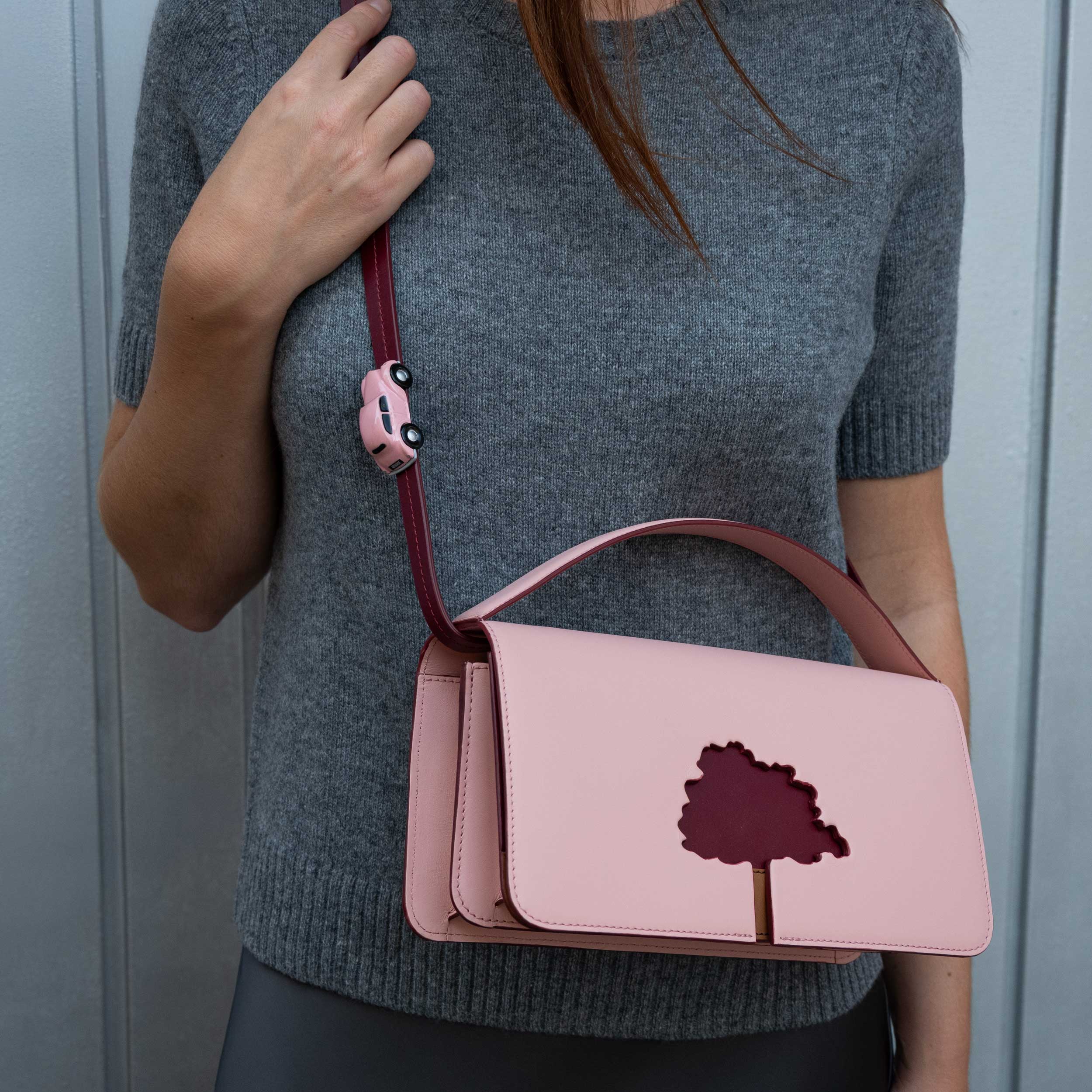 SPEED LIMIT Medium Bag in Pink Leather