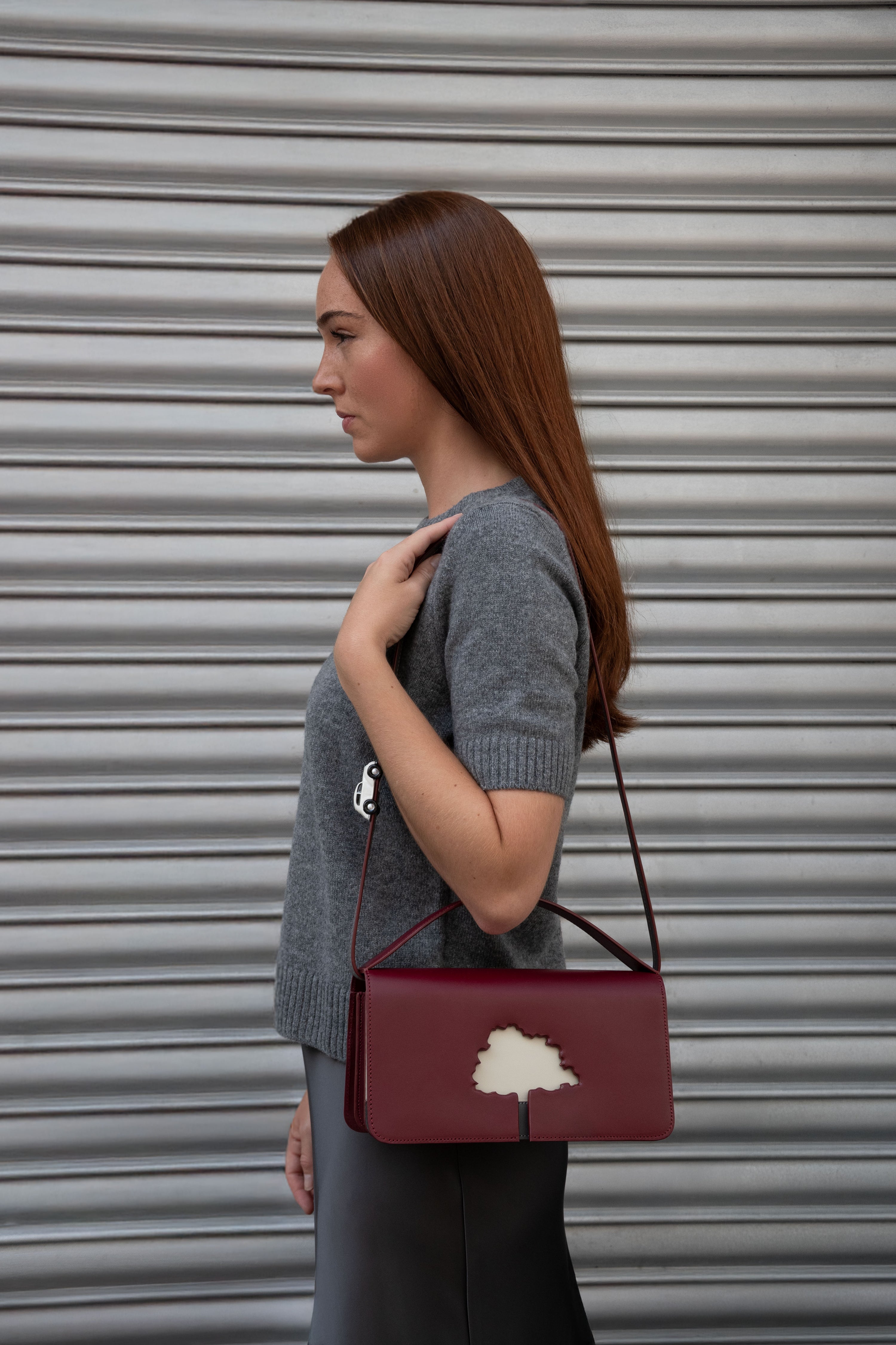 SPEED LIMIT Medium Bag in Burgundy Leather