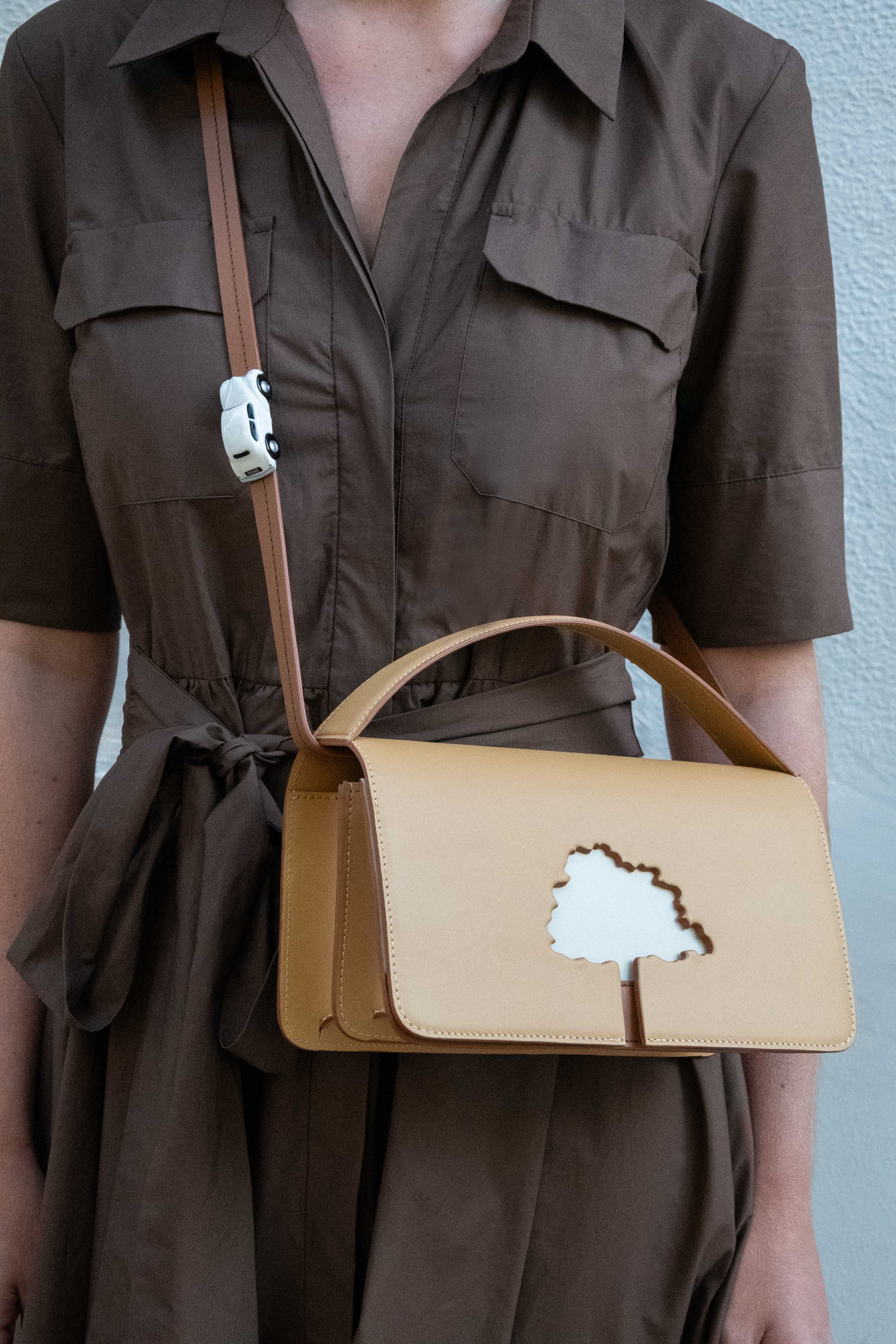 SPEED LIMIT Medium Bag in Camel Leather