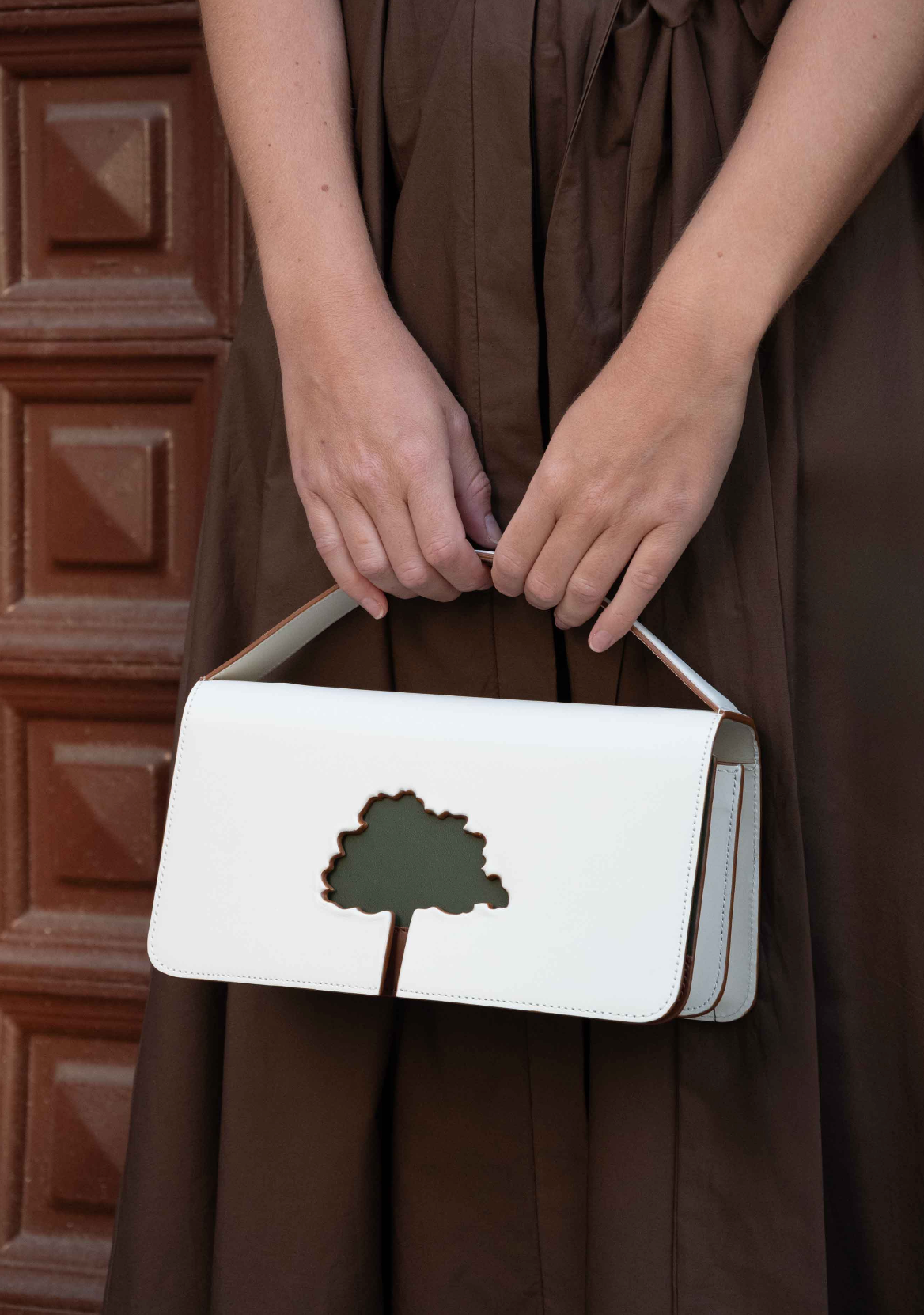 SPEED LIMIT Medium Bag in Off White Leather