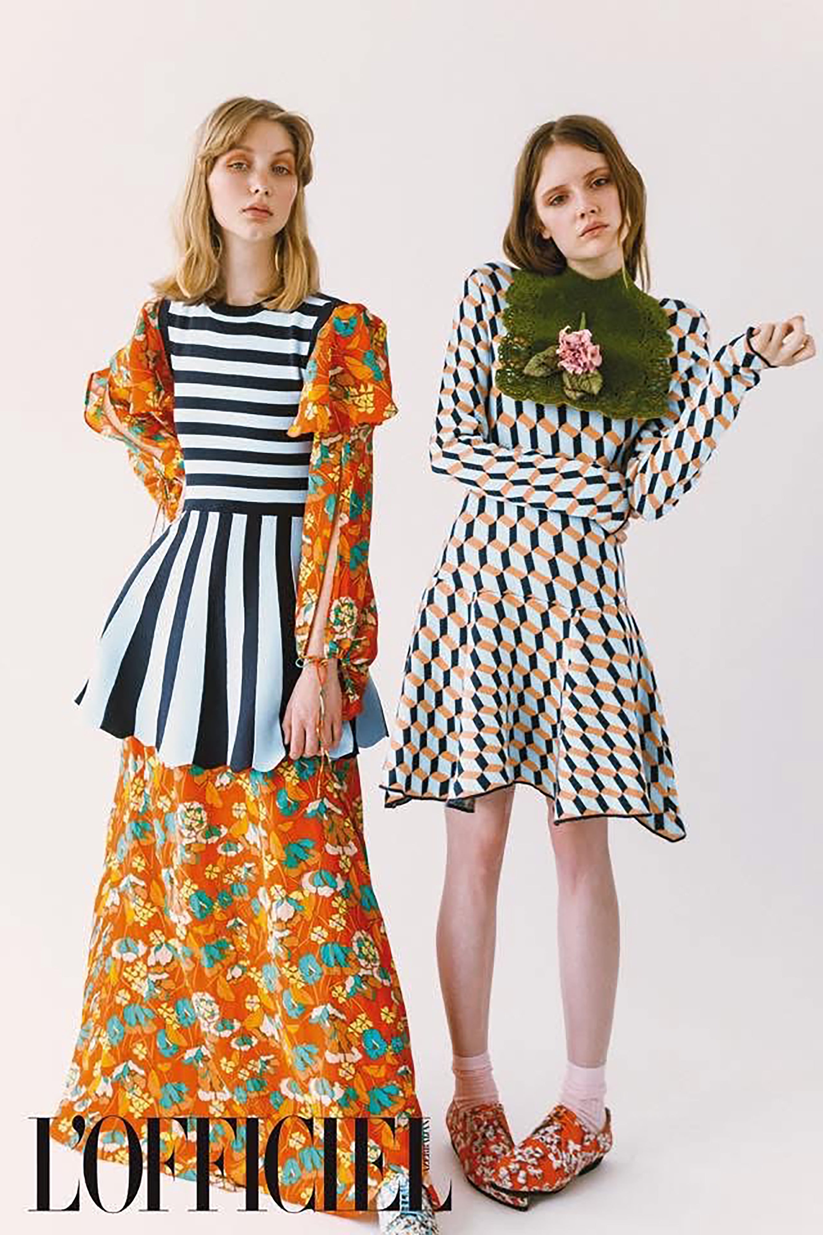 Popcorn Orange Women Shoes