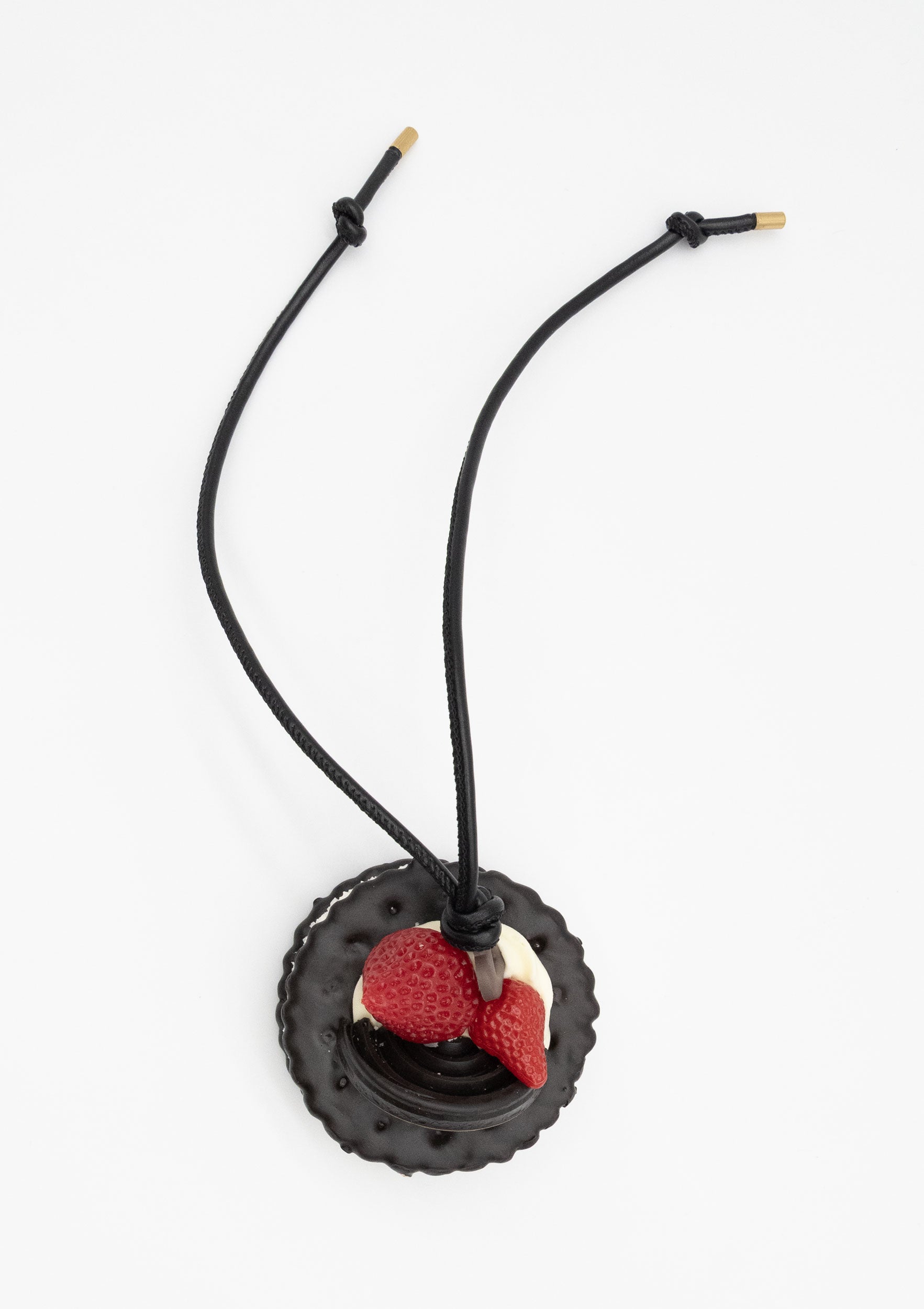 Chocolate Fruit Tart Bag Charm