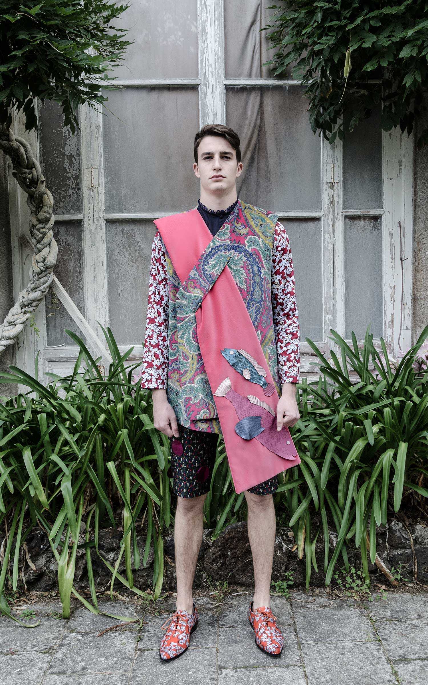 Pink Paisley Vest