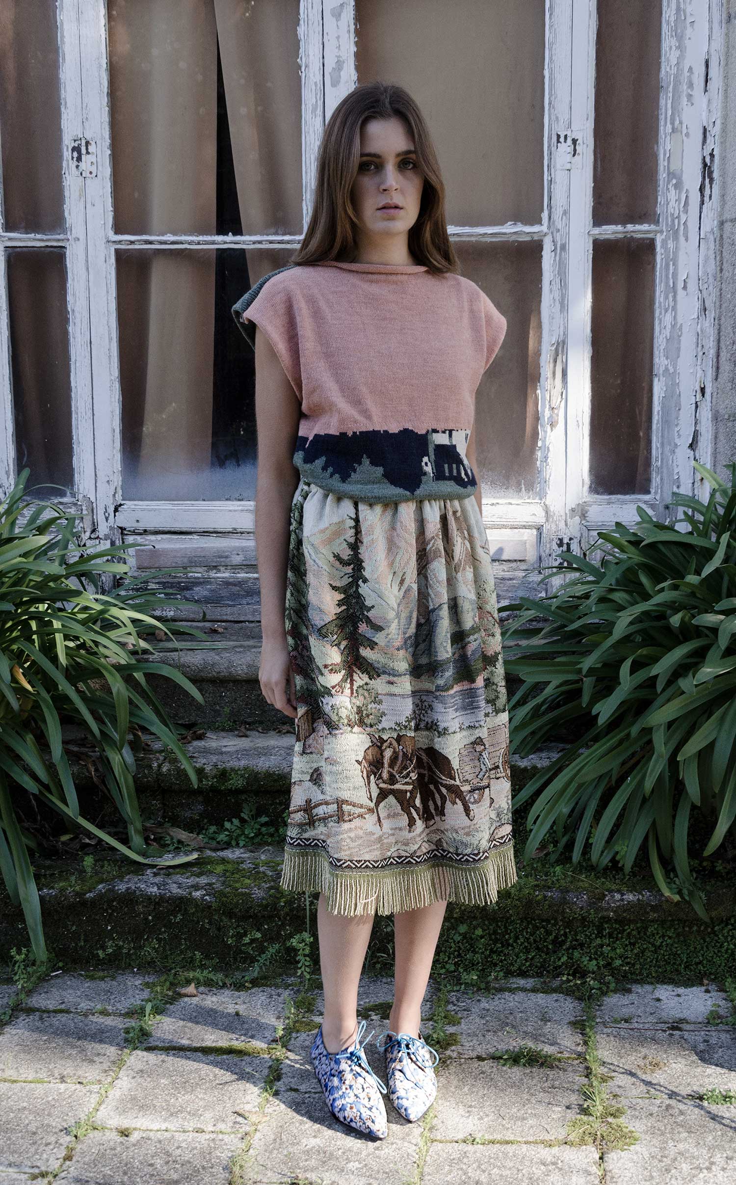 Horses Tapestry Skirt