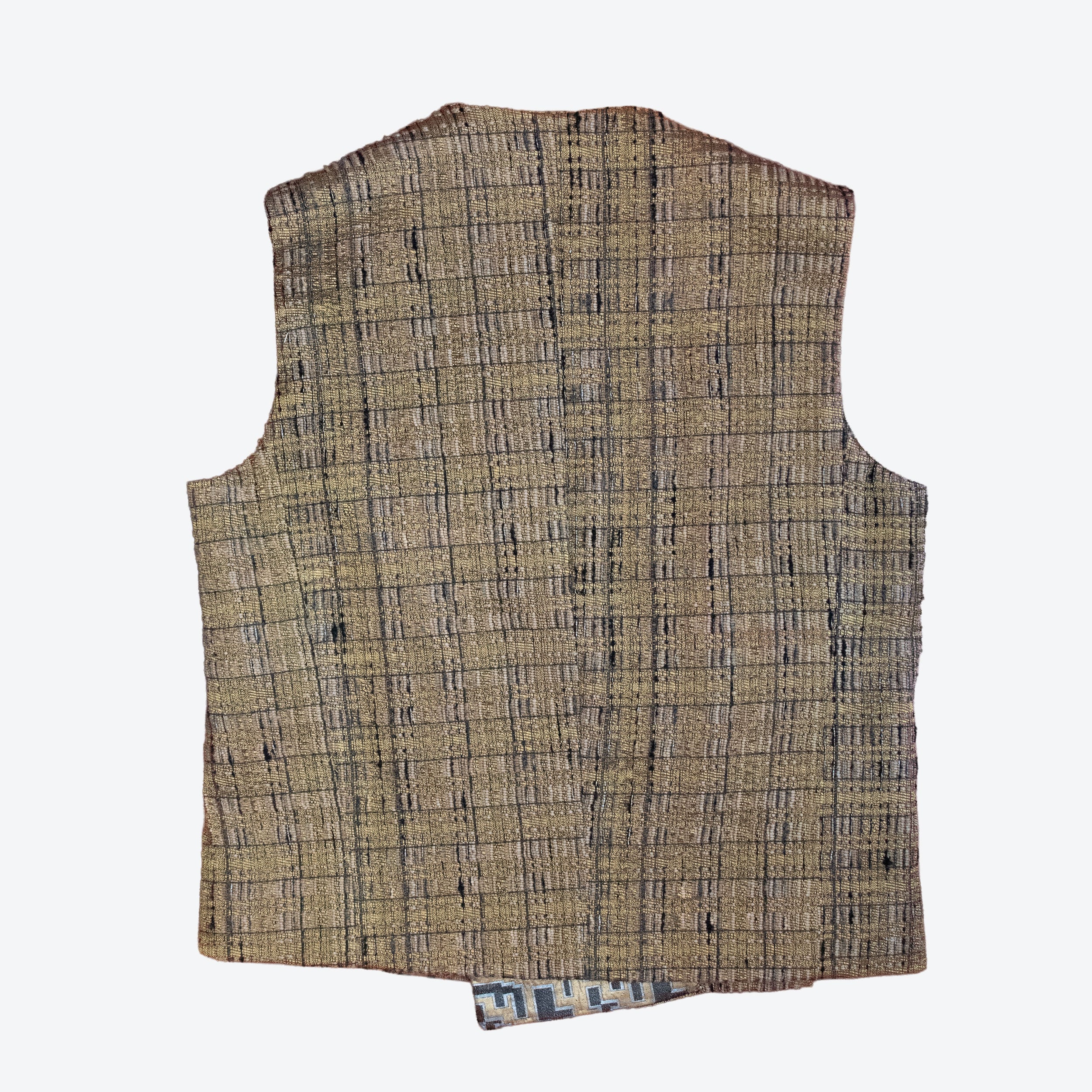 Gold Vest with Fish