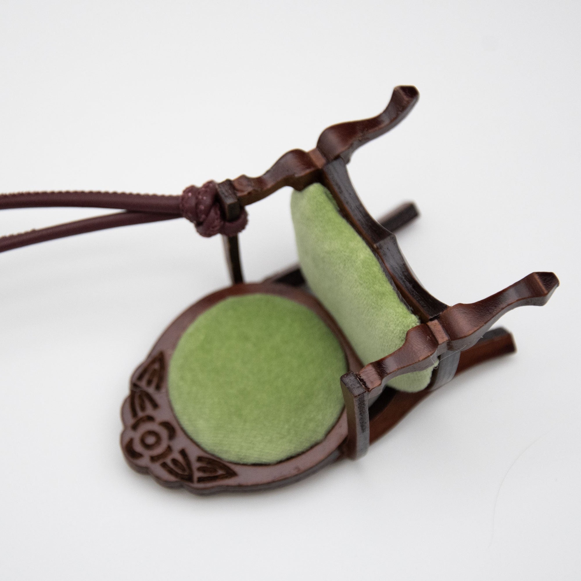 Green Velvet Chair Bag Charm