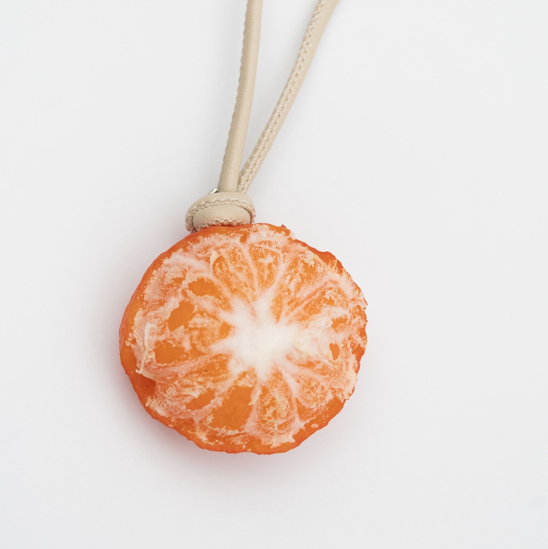 Tangerine Bag Charm