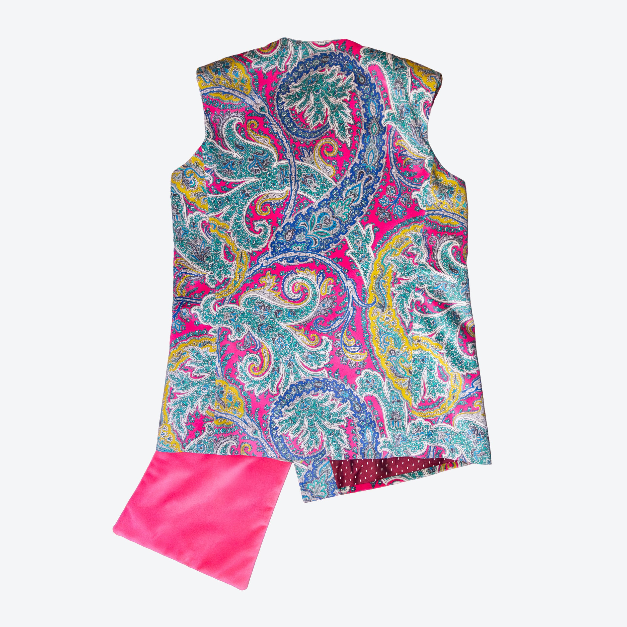 Pink Paisley Vest
