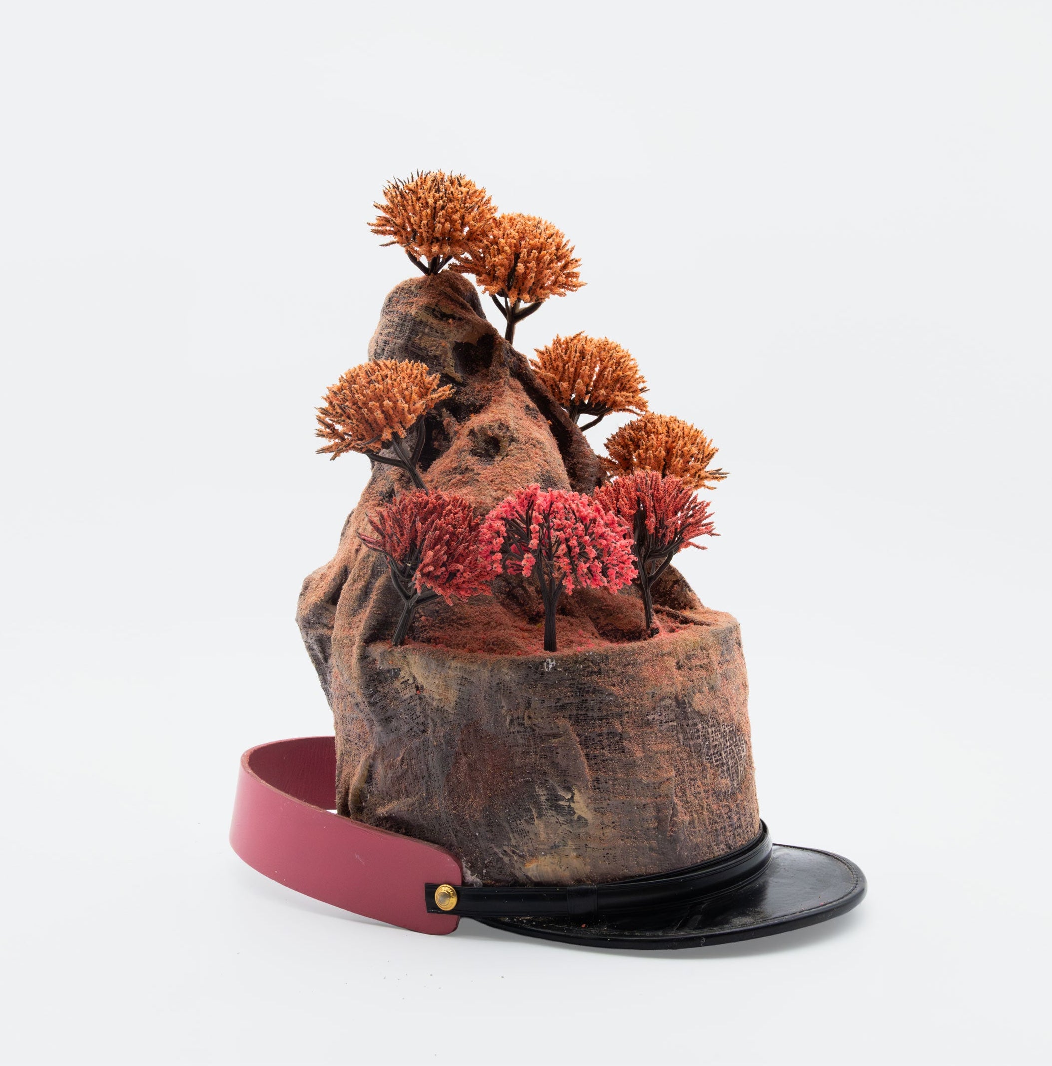 Pink Trees Landscape hat
