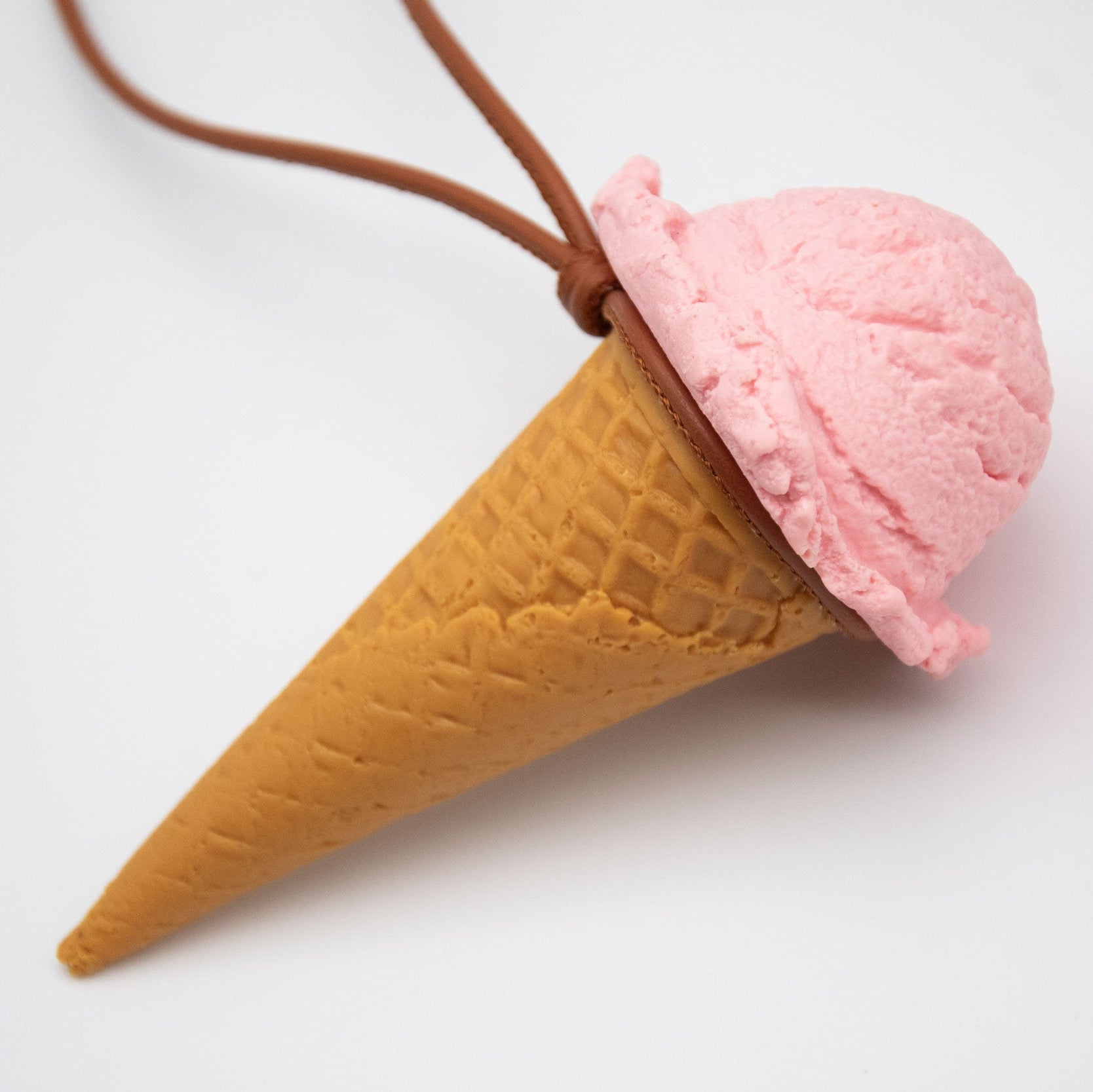 Strawberry Ice Cream Bag Charm