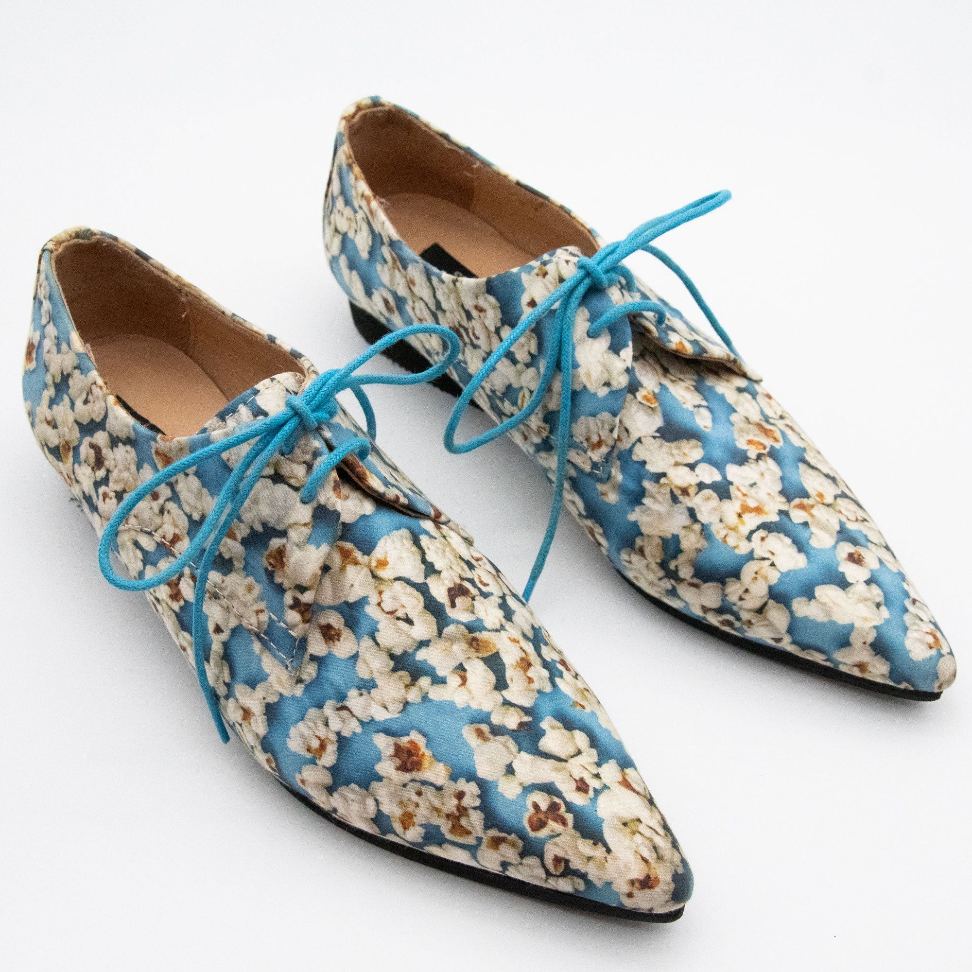 Popcorn Light Blue Women Shoes