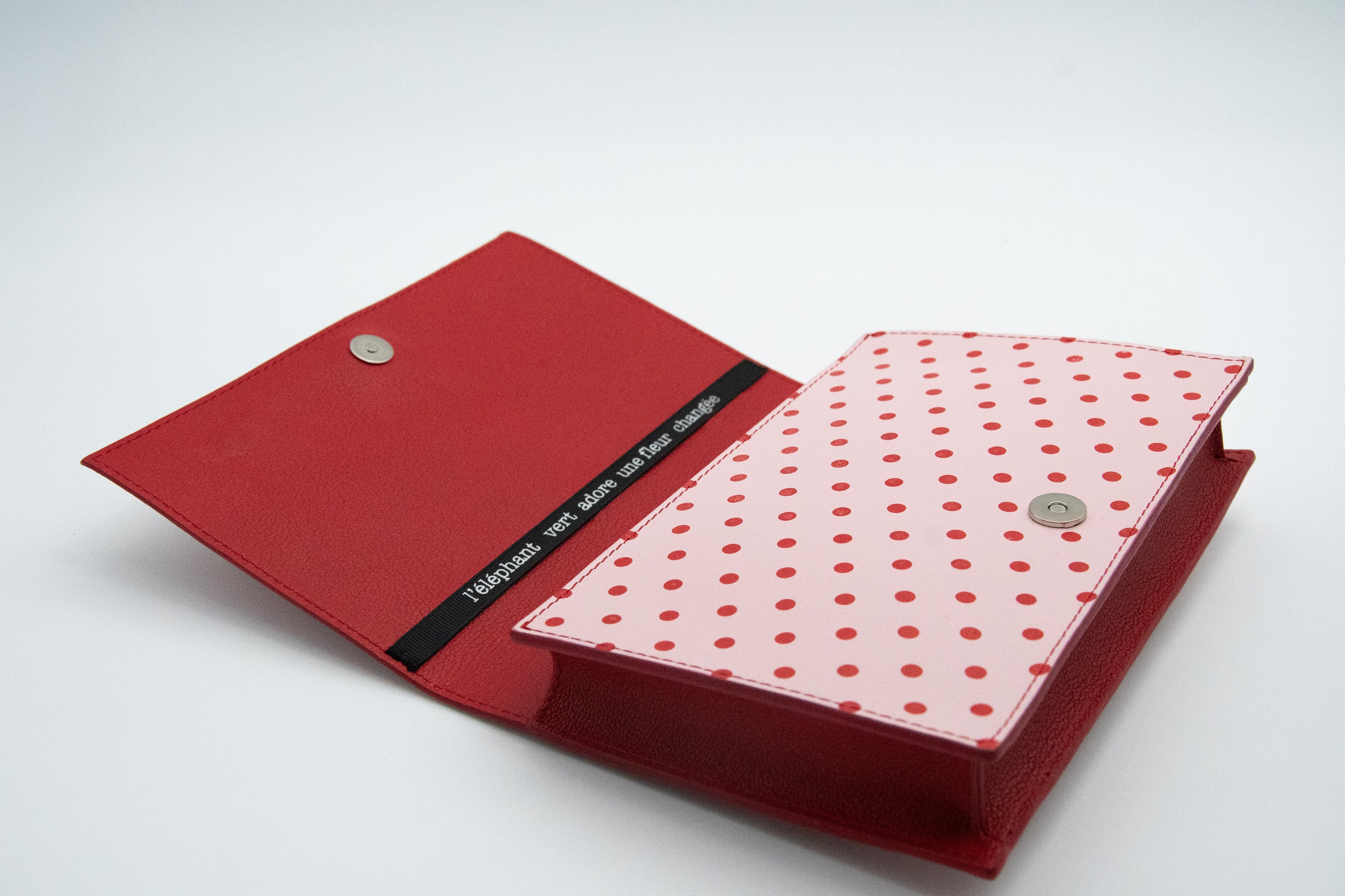 Pink with red dots Building Bag