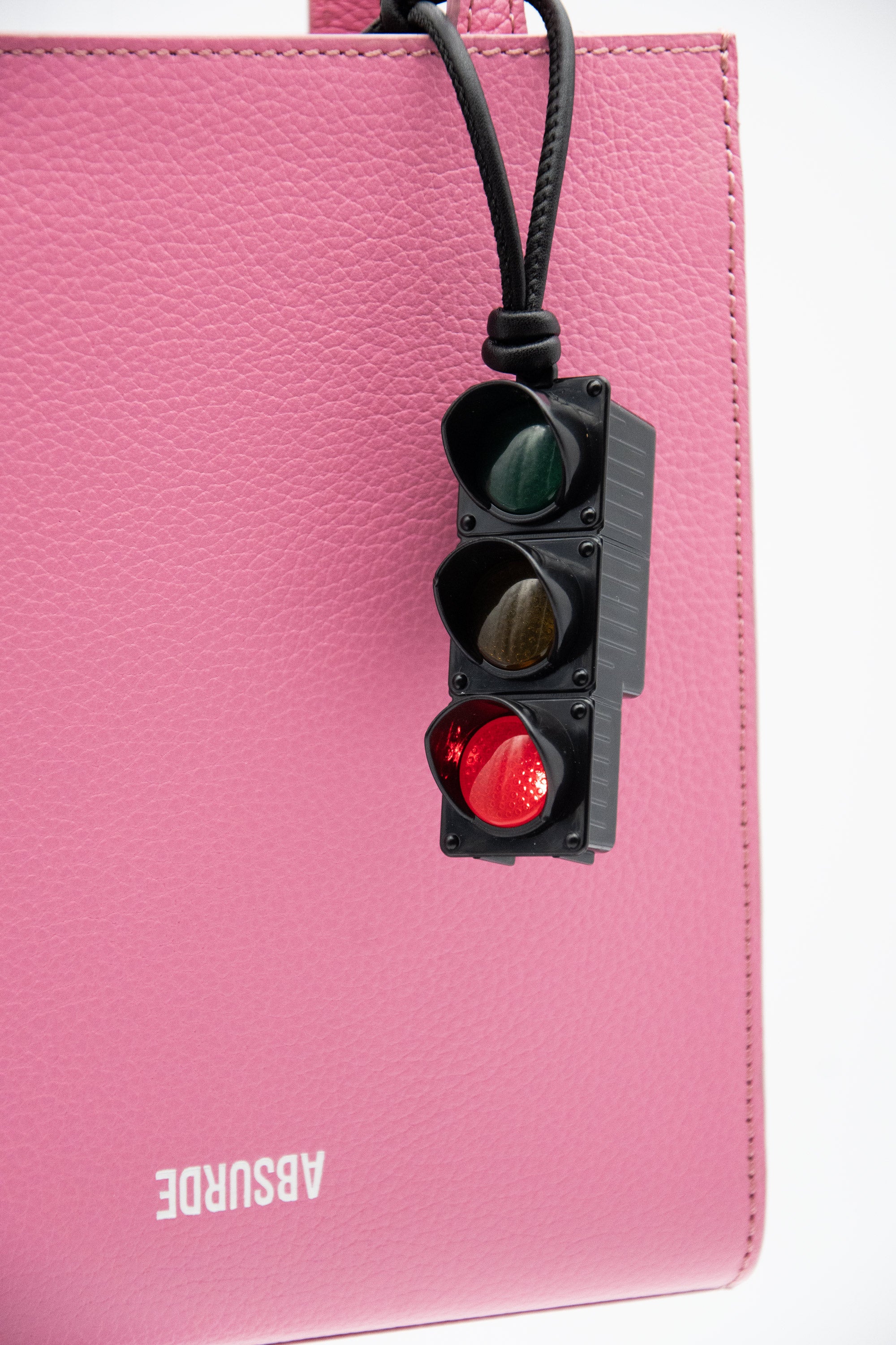 Mini Traffic Light Bag Charm