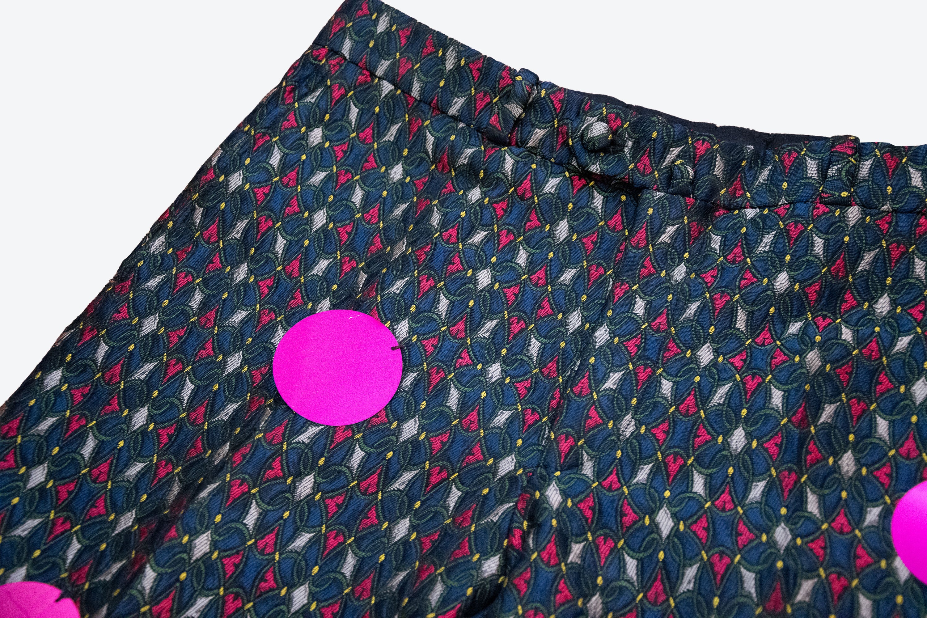 Jacquard shorts with giant sequins