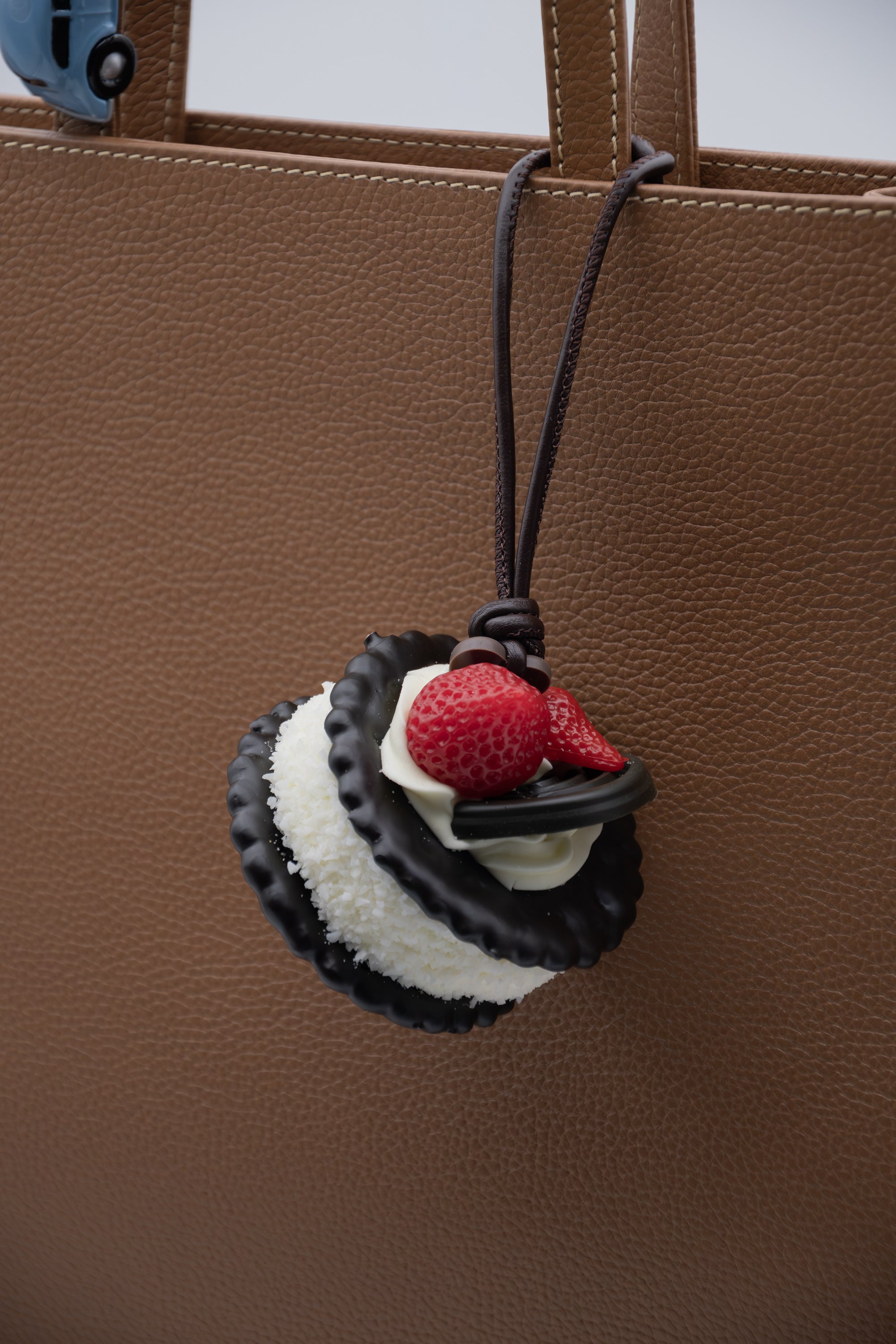 Chocolate Fruit Tart Bag Charm