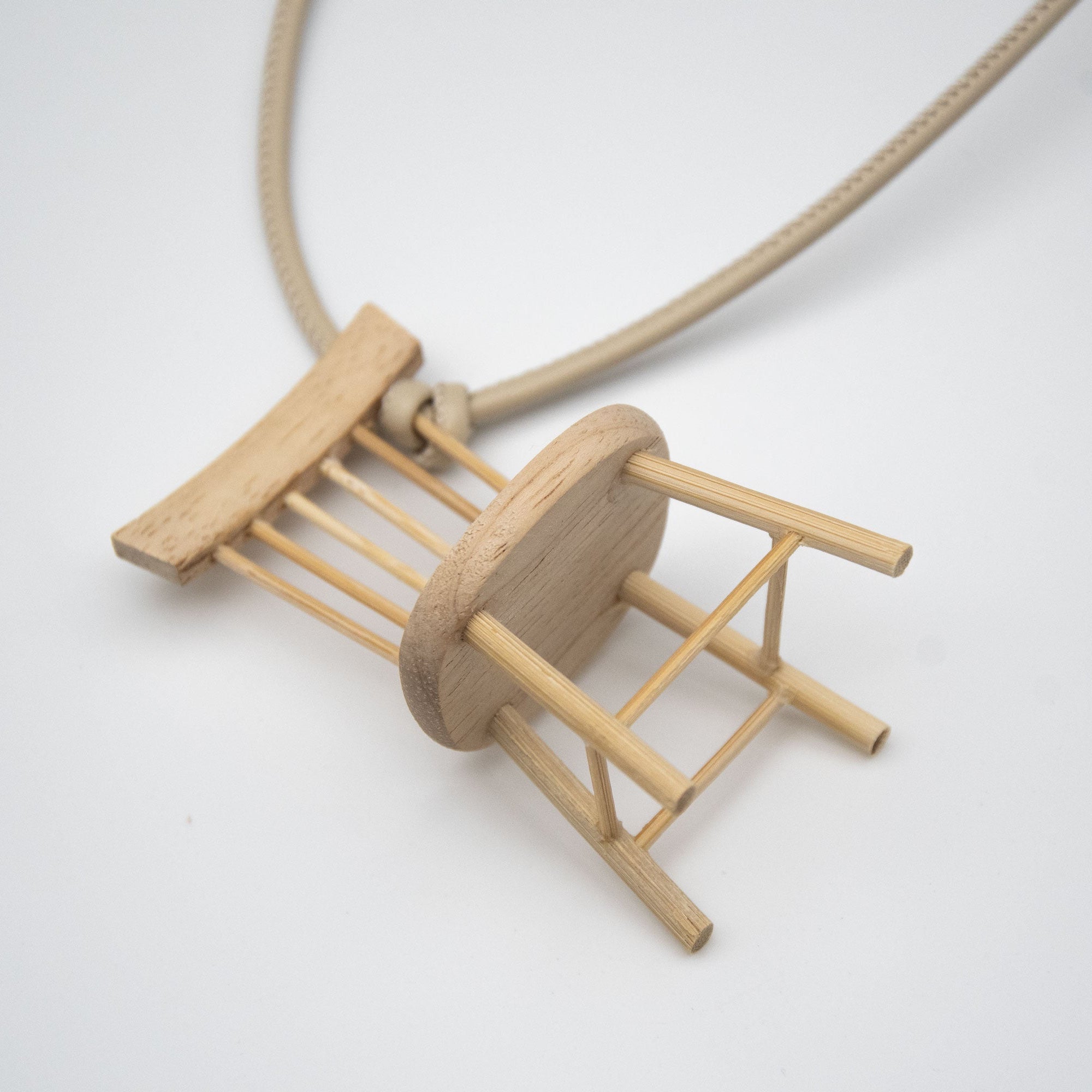 Wooden Chair Bag Charm